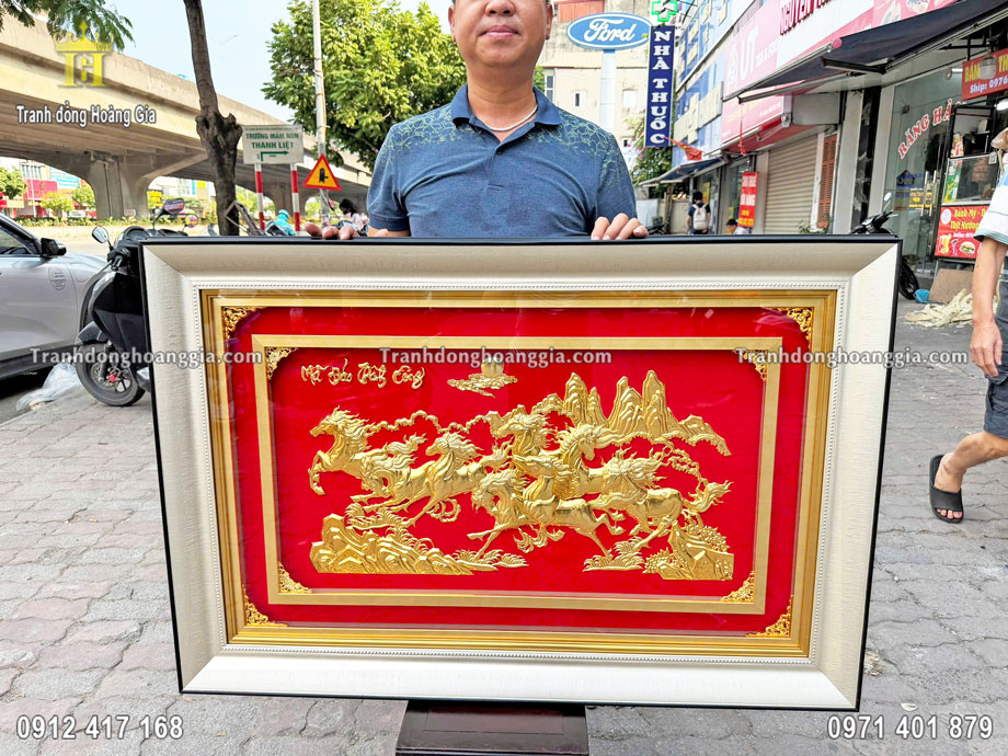 Đồng Hoàng Gia là địa chỉ chế tác tranh mã đáo thành công mạ vàng uy tín chất lượng