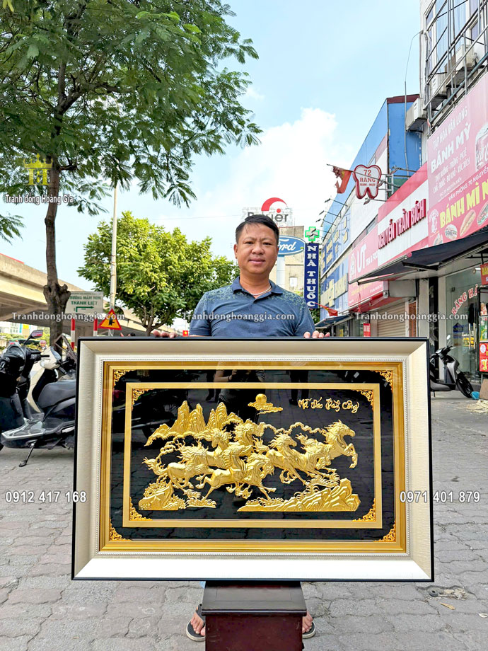 Tranh đồng Hoàng Gia là địa chỉ chế tác tranh mã đáo thành công uy tín