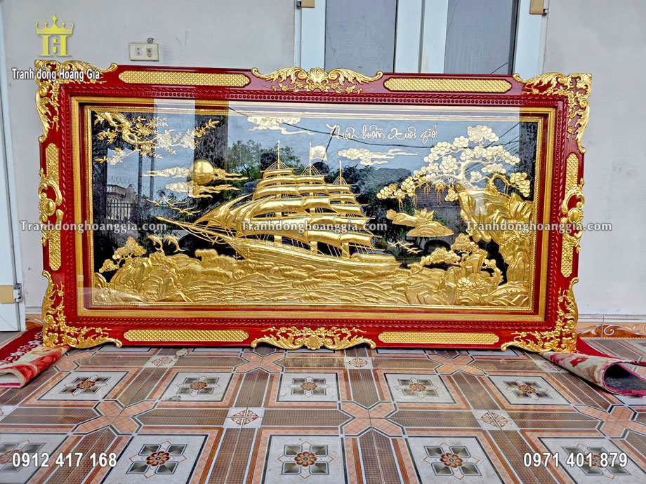 Tranh đồng Hoàng Gia là địa chỉ chế tác tranh thuận buồm xuôi gió uy tín
