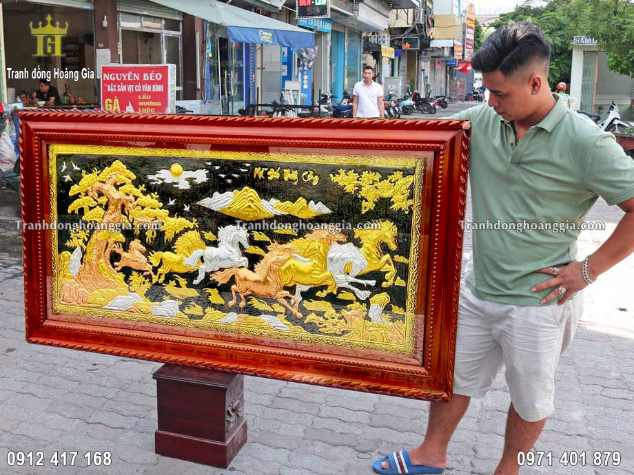 Tranh Đồng Hoàng Gia là địa chỉ chế tác tranh mã đáo thành công uy tín chất lượng