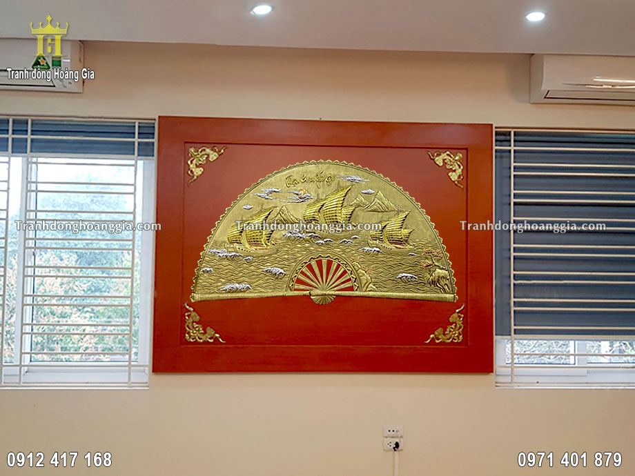 Tranh đồng Hoàng Gia nhận chế tác tranh thuận buồm theo yêu cầu