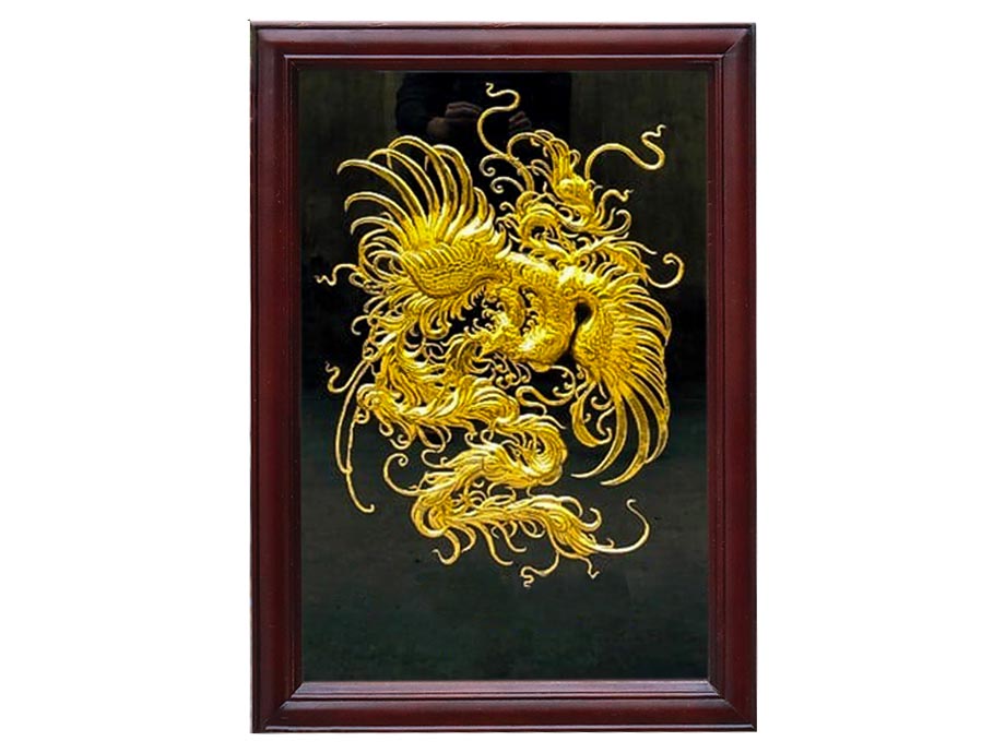 Tranh Chim Phượng Hoàng Lửa Thu Hút Tài Lộc, Vượng Khí - TR0604