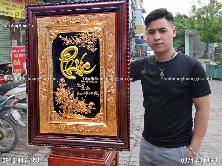 Treo tranh chữ phúc mang lại phong thủy may mắn cho gia chủ