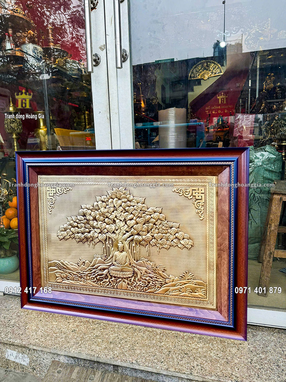 Treo tranh Đức Phật mang lại bình an cho gia chủ.