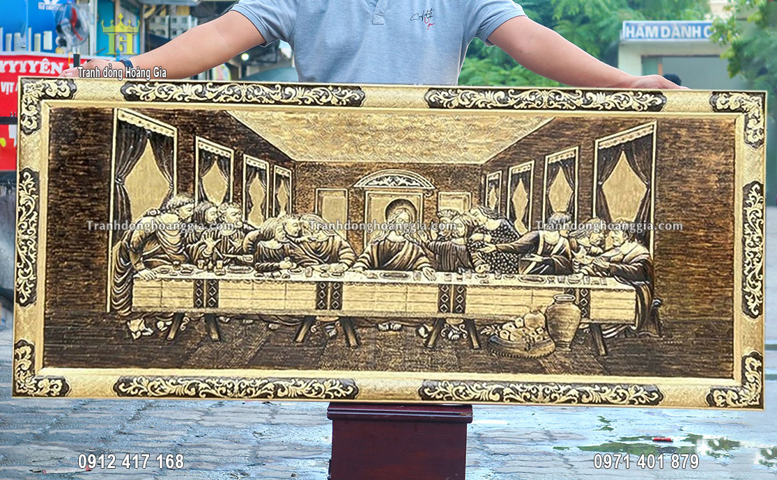 Tranh đồng Hoàng Gia nhận chế tác tranh công giáo bằng đồng uy tín