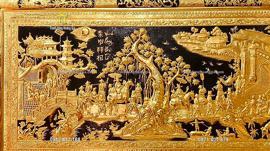 Treo tranh vinh quy bái tổ tại phòng khách, phòng thờ ý nghĩa