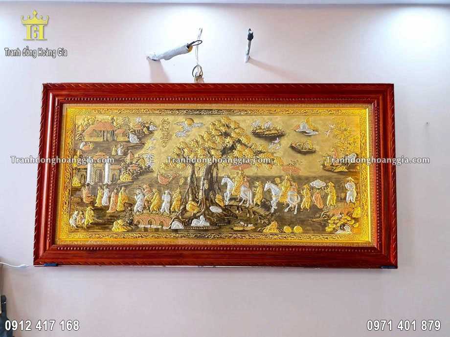 Tranh có độ bền chắc chắn cao cho gia chủ an tâm sử dụng lâu dài